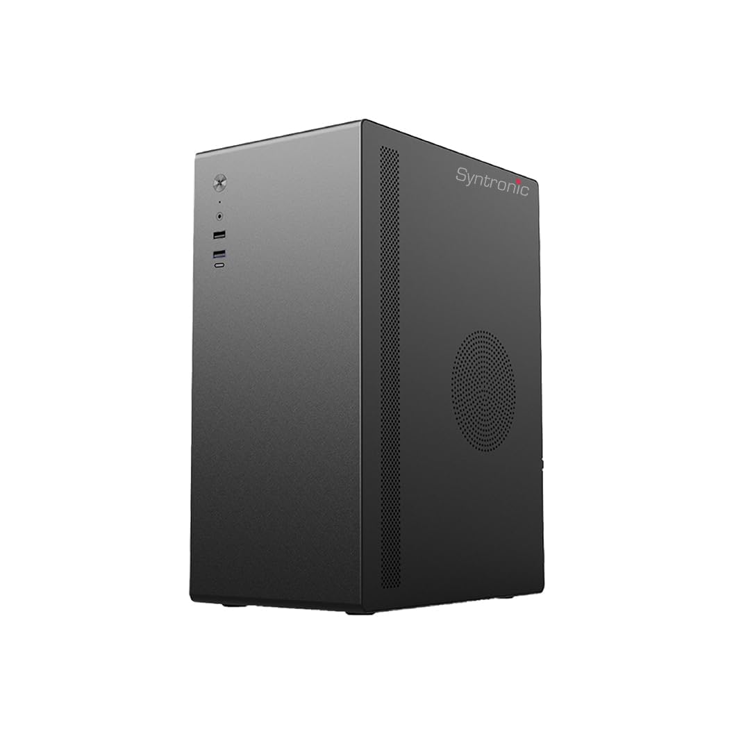 Syntronic Desktop Pc (Core i5 9th gen, 2 GB Graphic card,  WiFi & Bluetooth, Win 11 Pro & MS Office 2019, Metal Body Type C)
